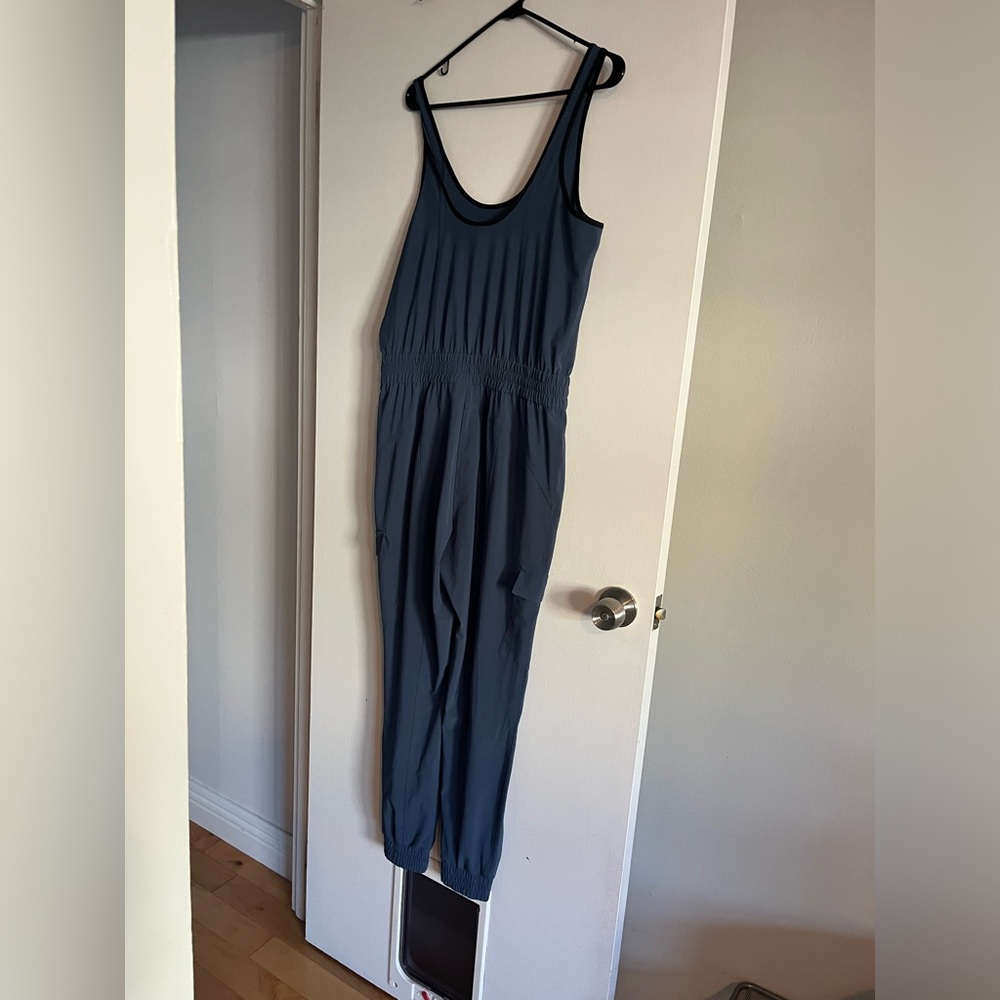 Athleta slate gray jumpsuit - cargo